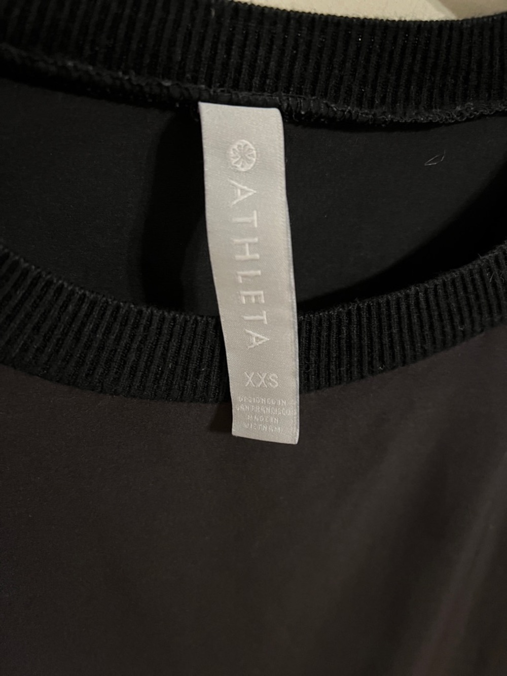 Athleta Black Short Sleeve Performance Top | XXS - Picture 2 of 13